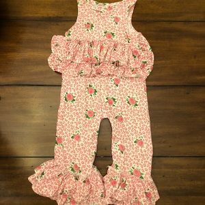 Girls Mud Pie romper. EUC.